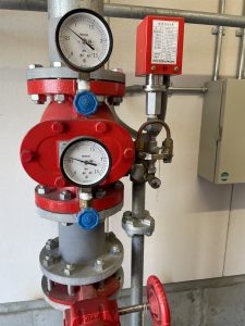 圧力スイッチの不具合による異常状態 消防設備点検時