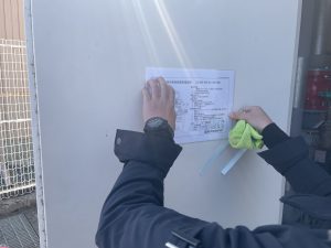 スプリンクラー配管漏水修理後の正常状態 水漏れ解消