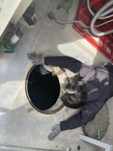 水位自動調整 ボールタップ施工