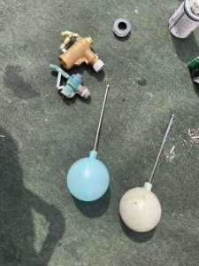 スプリンクラー設備 ボールタップ取り替え作業