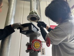 アラーム弁 漏水防止 パッキン施工