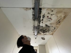 天井からの漏水による消防設備への影響状況