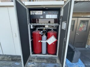 パッケージ型自動消火設備Ⅰ型スプリネックスの外観