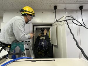 名古屋市介護施設での電気工事施工事例