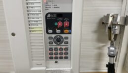 能美防災 P型1級複合火災受信機 点検状況