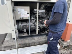 自家発電機の始動不良を確認した現場の実例（大垣市）