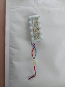 岐阜市 非常警報設備 バッテリー配線断線 不具合状況