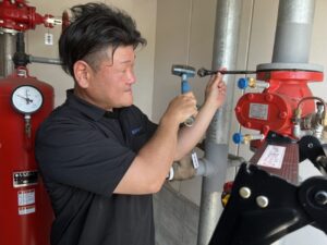 名古屋市で実施したアラーム弁交換工事