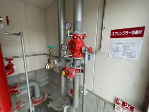 新規アラーム弁設置工事