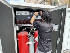 スプリネックス設備復旧後の機能確認試験