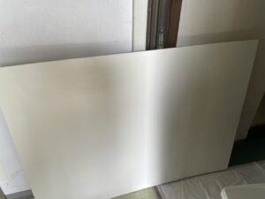 天井改修と同時に実施した照明更新工事