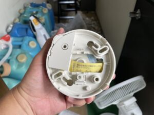 自動火災報知設備の感知器交換工事