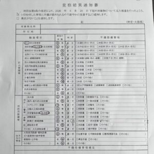 消防設備会社が消防署立入検査へ立ち会う様子