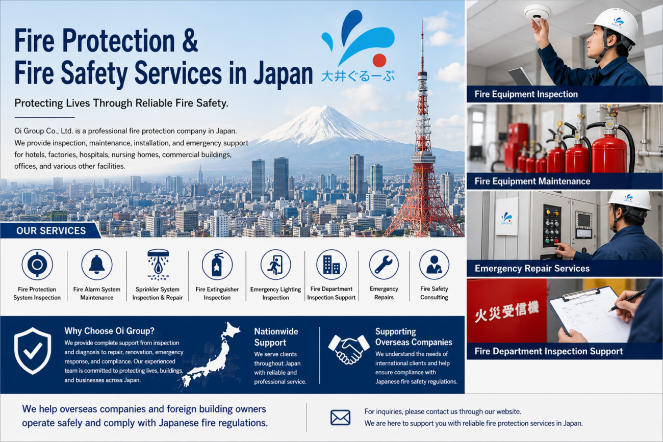 Fire Protection Services in Japan by Oi Group
