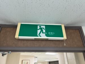 一宮市で実施した誘導灯交換工事