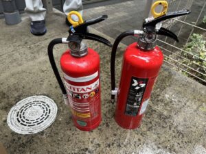 一宮市で消火器を新しいものへ交換