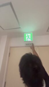 名古屋市で誘導灯のお知らせモニター点滅による誘導灯交換工事|消防設備施工事例