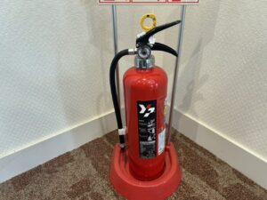 一宮市で実施した業務用消火器交換工事の施工写真