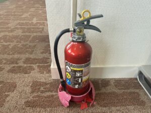 一宮市における消防設備工事・消火器交換の施工状況