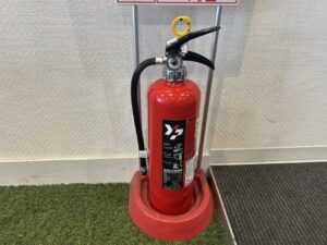 岐阜市のスポーツ施設で行った消火器更新工事