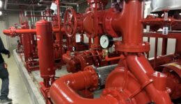 岐阜市で行ったスプリンクラー設備改修工事