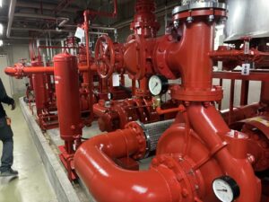 岐阜市で行ったスプリンクラー設備改修工事