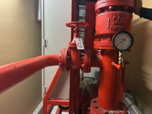 岐阜市の病院で実施したスプリンクラー設備の圧力低下調査