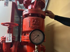 岐阜市で行った消防用設備のスプリンクラー漏水調査