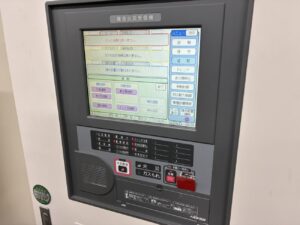 一宮市で実施した能美防災R型火災受信機の消防設備点検