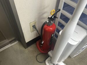 一宮市の施設で実施した消火器交換工事