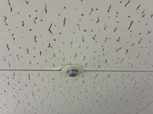 スプリンクラー設備の水漏れ改修後に行う真空作業